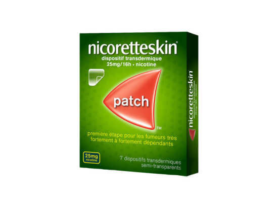 NicoretteSkin 25mg/16H - 7 patchs