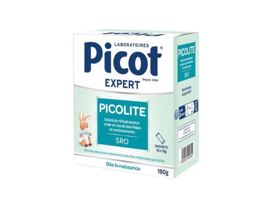 Picot Picolite Soluté de Réhydratation Orale - 10 sachets de 18g