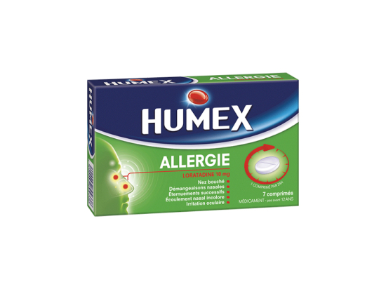 Humex allergie Loratadine 10 mg - 7 Comprimés