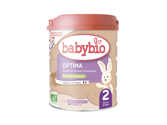 Babybio Optima 2 Lait 2ème âge BIO - 800g