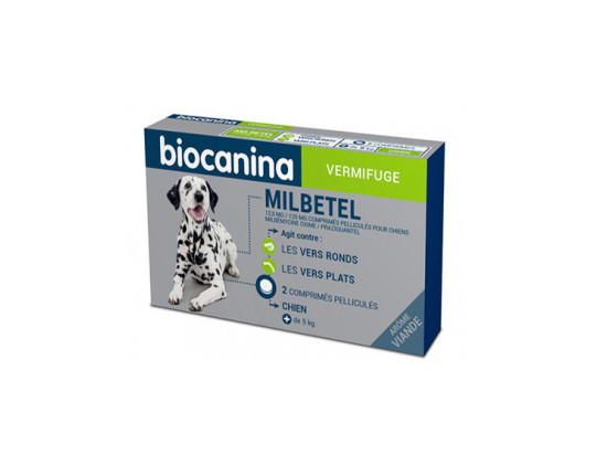 Biocanina Milbetel Chien - 2 comprimés