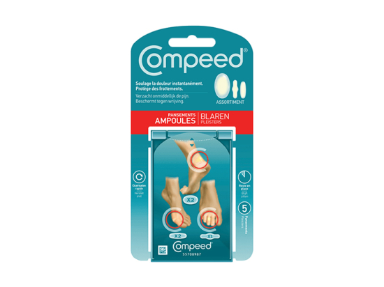 Compeed Assortiment pansements ampoules - x5