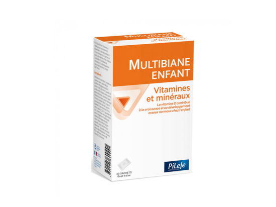 Pileje Multibiane Enfant Vitamines et Minéraux - 20 sachets