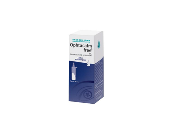 Bausch & Lomb OphtacalmFree 2% Collyre Flacon pompe - 10ml
