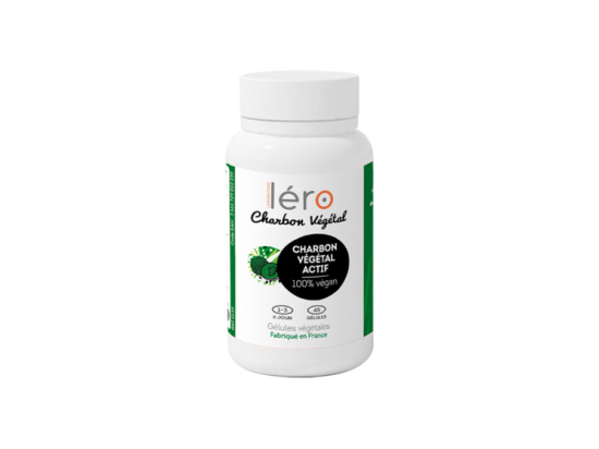 Léro Charbon végétal actif - 45 gélules