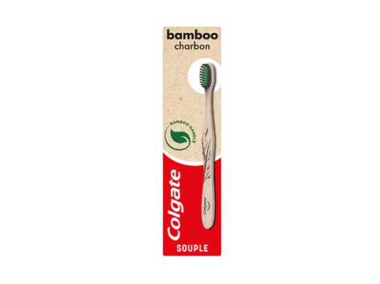 Colgate Brosse à dent Bambou Charbon - Souple