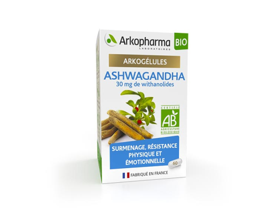 Arkopharma Arkogélules Ashwagandha BIO - 60 gélules