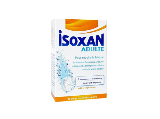 Isoxan Adulte - 20 comprimés effervescents
