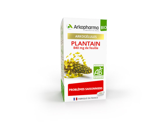 Arkopharma Arkogélules Plantain BIO - 45 gélules