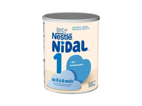 Nestlé Nidal plus Lait 1er âge - 800g