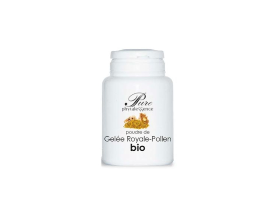 Phytalessence Poudre de Gelée Royale-Pollen BIO - 60 gélules
