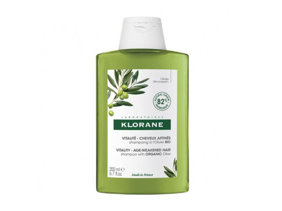 Klorane Shampooing à l'extrait essentiel d'olivier - 200ml