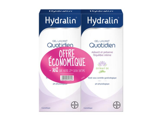 Hydralin Quotidien Gel lavant - 2x400ml
