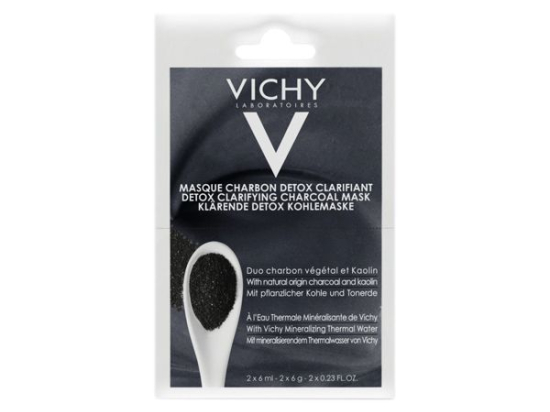 Vichy Masque charbon detox clarifiant - 2x6ml