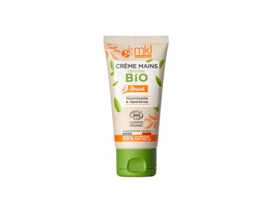 MKL Crème mains certifiée BIO Abricot - 50ml