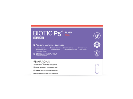 Aragan biotic P5 - 10 géllules