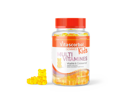 Vitascorbol Gommes Multivitamines Kids - 60 gommes