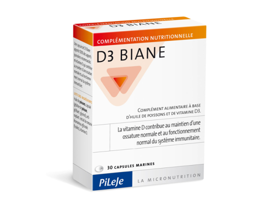 Pileje D3 Biane - 30 capsules