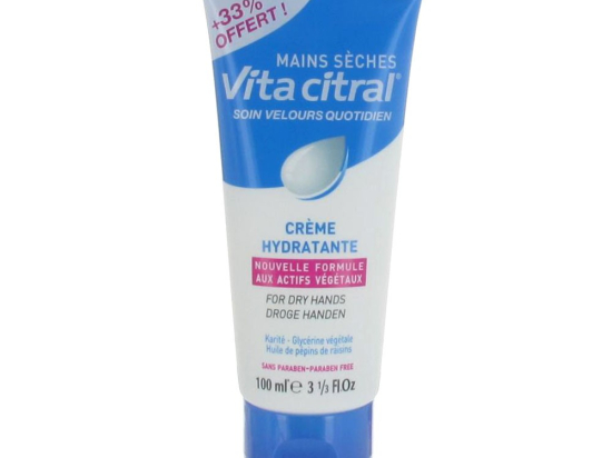 Vita Citral Crème Mains sèches Soin Velours Quotidien 100ML