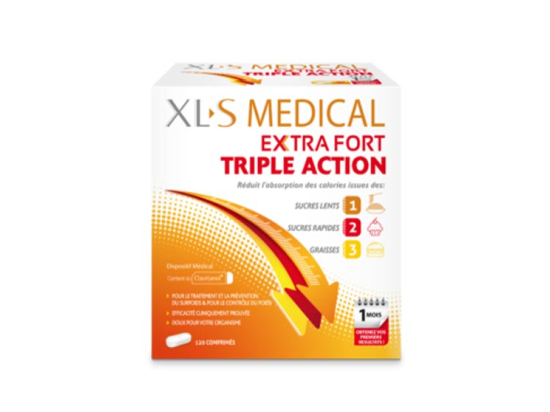 XL-S Medical Extra Fort Triple action - 120 comprimés