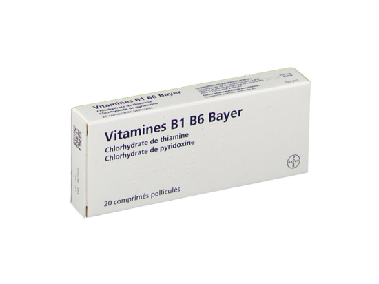 Bayer Vitamines B1 B6 Bayer - 40 comprimés