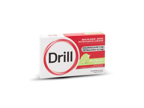 Drill Pastille Anis Menthe - 24 pastilles