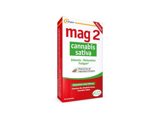 Mag 2 Cannabis Sativa - 30 comprimés