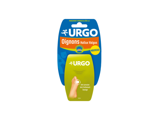 URGO Oignons hallux valgus - 5 pansements hydrocolloïdes