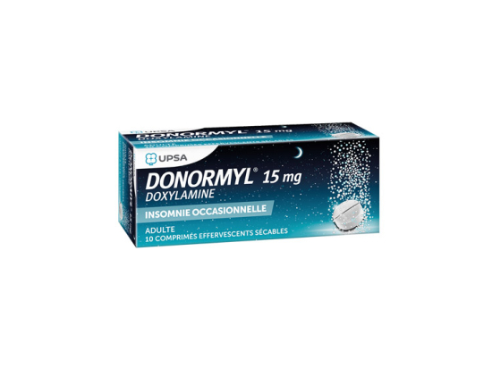 UPSA Donormyl 15 mg - 10 comprimés effervescent
