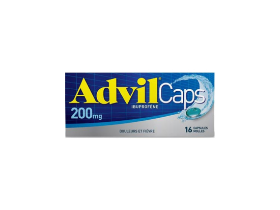 AdvilCaps 200mg - 16 capsules molles