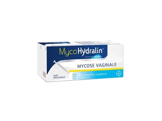 MycoHydralin Mycose vaginale 200mg - 3 comprimés vaginaux