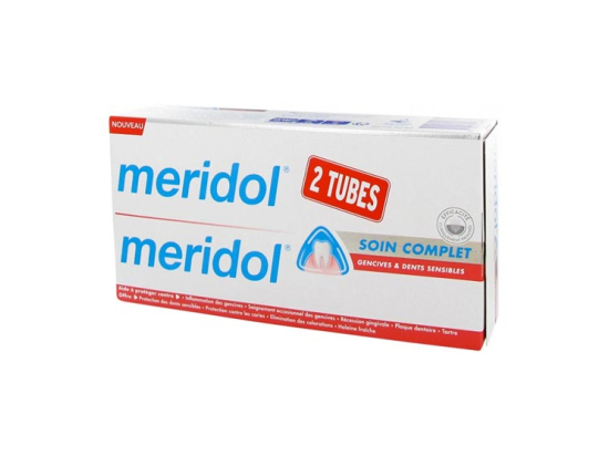 Meridol Dentifrice Soin Complet Dents Sensibles - 2x75ml