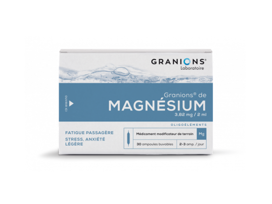 Magnésium - x30 ampoules