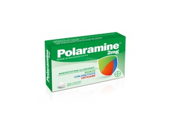 Polaramine 2mg - 20 comprimés