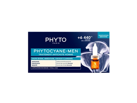 Phytocyane-Men Traitement Antichute Homme - 12x3.5 ml