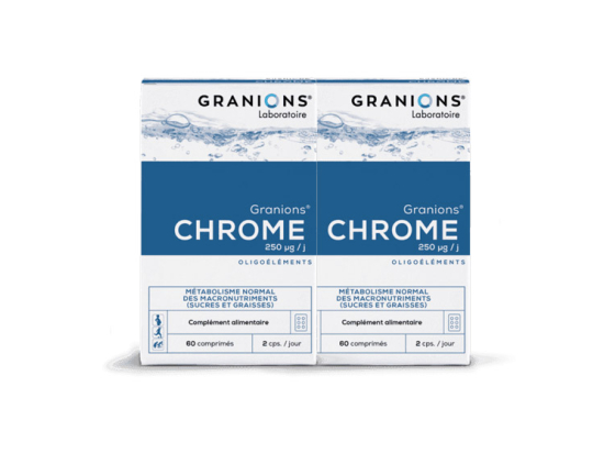 Granions Chrome 250µg  - 2x60 comprimés