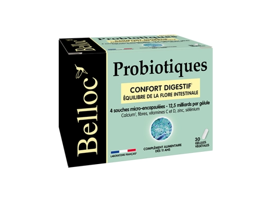 Probiotiques confort digestif - 30 gélules