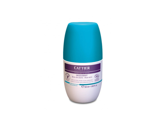 Cattier déodorant fraîcheur marine roll-on BIO - 50ml