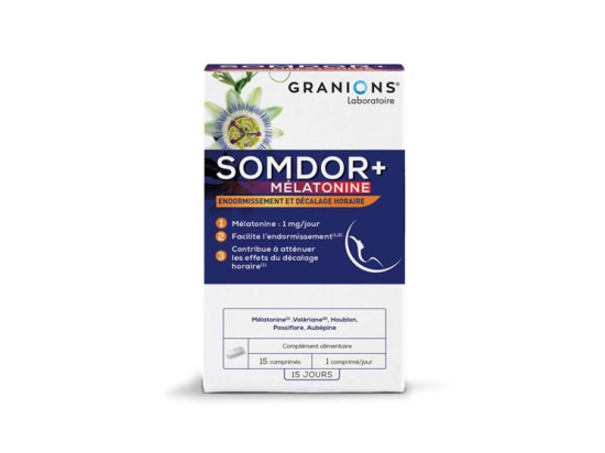 Granions Somdor+ mélatonine - 15 comprimés