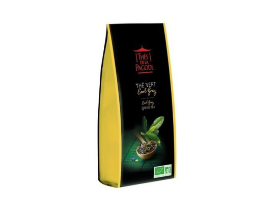 Thés de la Pagode thé vert Earl Grey BIO - 100g