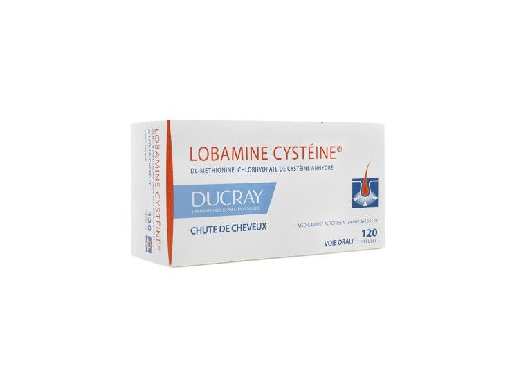 Lobamine cystéine chute de cheveux - 120 gélules - Pharmacie en ...