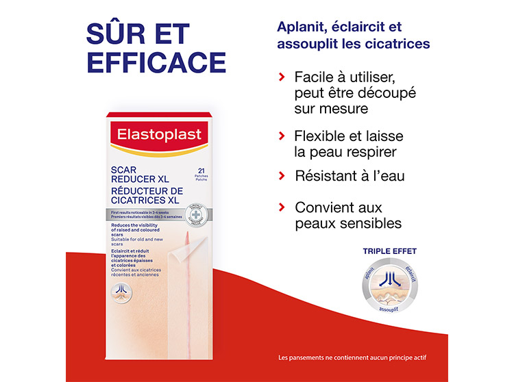 Elastoplast pansement réducteur de cicatrices 21 pansements - Pharmacie de  Fontvieille