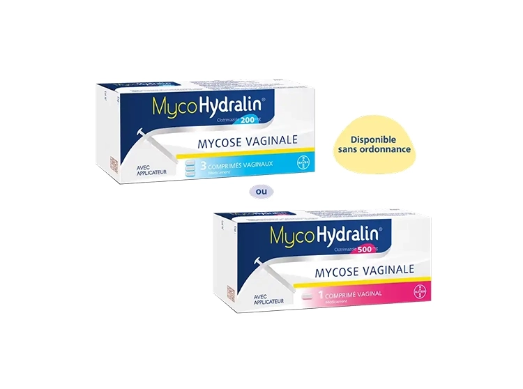 MycoHydralin Mycose vaginale 200mg - 3 comprimés vaginaux ...