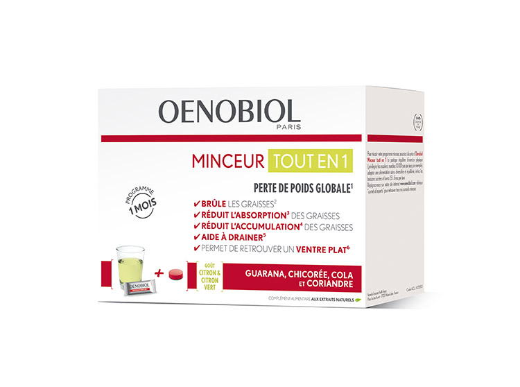 Oenobiol Minceur Tout En 1 30 Sticks 60 Comprimés Pharmacie En