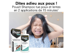 Pouxit Shampoo Shampooing Traitant anti-poux et lentes - 200 ml + peigne