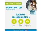 Antiparasitaire Pipettes Insectifuge Chatons  - 3 x pipettes 0.4ml