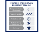 Etiaxil Déodorant douceur 48h Roll-on - 2x50ml
