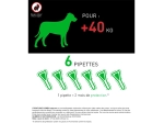 Combo Chien XL - Pipette anti-puces pour chien de plus de 40 kg - 6 pipettes de 4,02ml