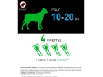 Combo Chien M - Pipette anti-puces pour chien de 10 à 20 kg - 4 pipettes de 1,34ml
