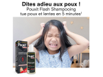 Pouxit Flash Shampooing Anti-poux et Lentes - 100 ml